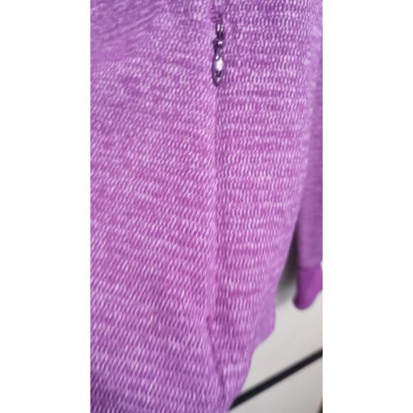 Lululemon Runderful 1/2 Zip in the Mini Check Pique Heathered Tender Violet sz 6 - Picture 3 of 7